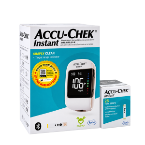 Accu-Chek Instant Blood Glucose Monitoring System with 25 test strips