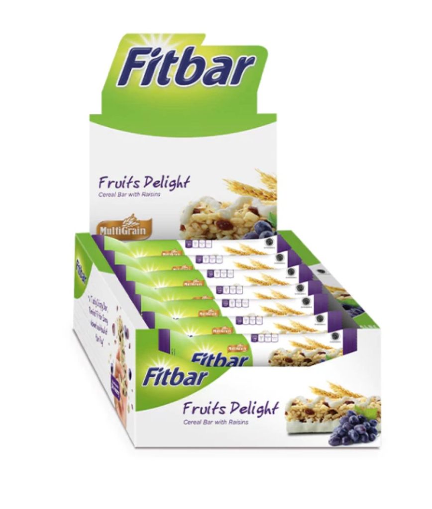 Fitbar Fruits Multigrain Cereal Bar, 12 bars x 22 g (Kalbe Nutritionals PH)