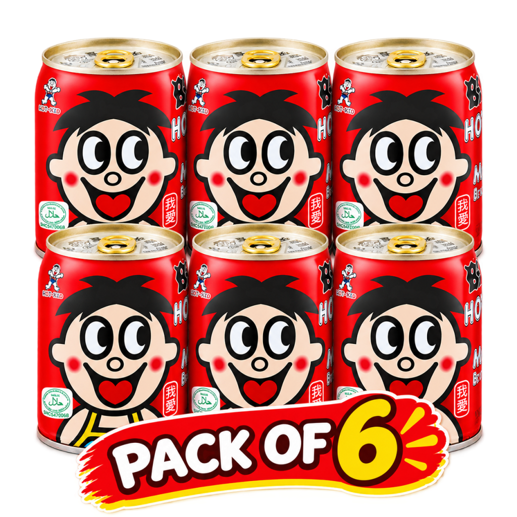 Want Want Hot-Kid Milk 245 ml, pack of 6