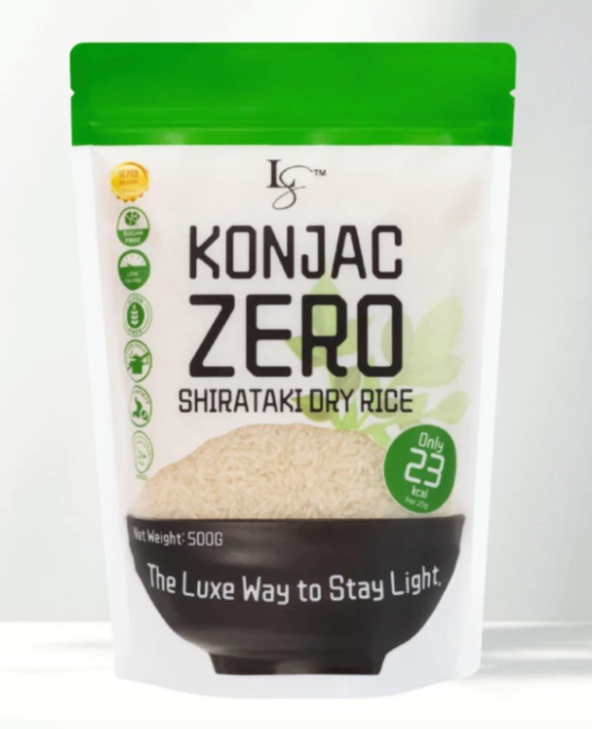 Luxe Slim Konjac Zero Shirataki Dry Rice, 500 g or 1 kg (Luxe Beauty and Wellness Group)