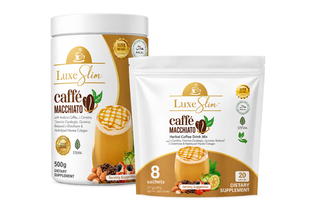 Luxe Slim Caffé Macchiato Slimming Coffee with Collagen and Glutathione