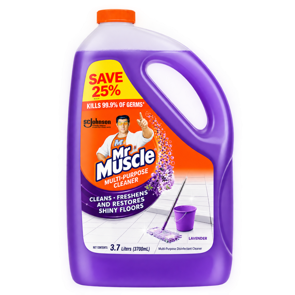 Mr. Muscle All Purpose Cleaner 3.7 L, Lavender (SC Johnson Official Store)