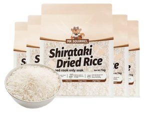 Mr.Squirrel Dried Shirataki Rice, 500 g to 10 kg (Mr.Squirrel Food Store)