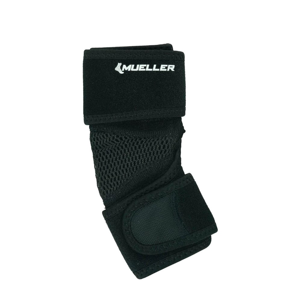 Mueller Adjustable Elbow Support, Black, One Size (Mueller Philippines)