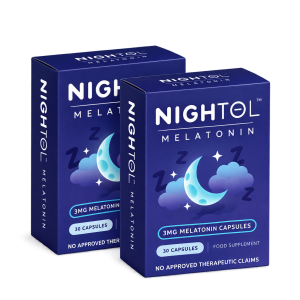 Nightol Pure Melatonin 3 mg, 60 capsules