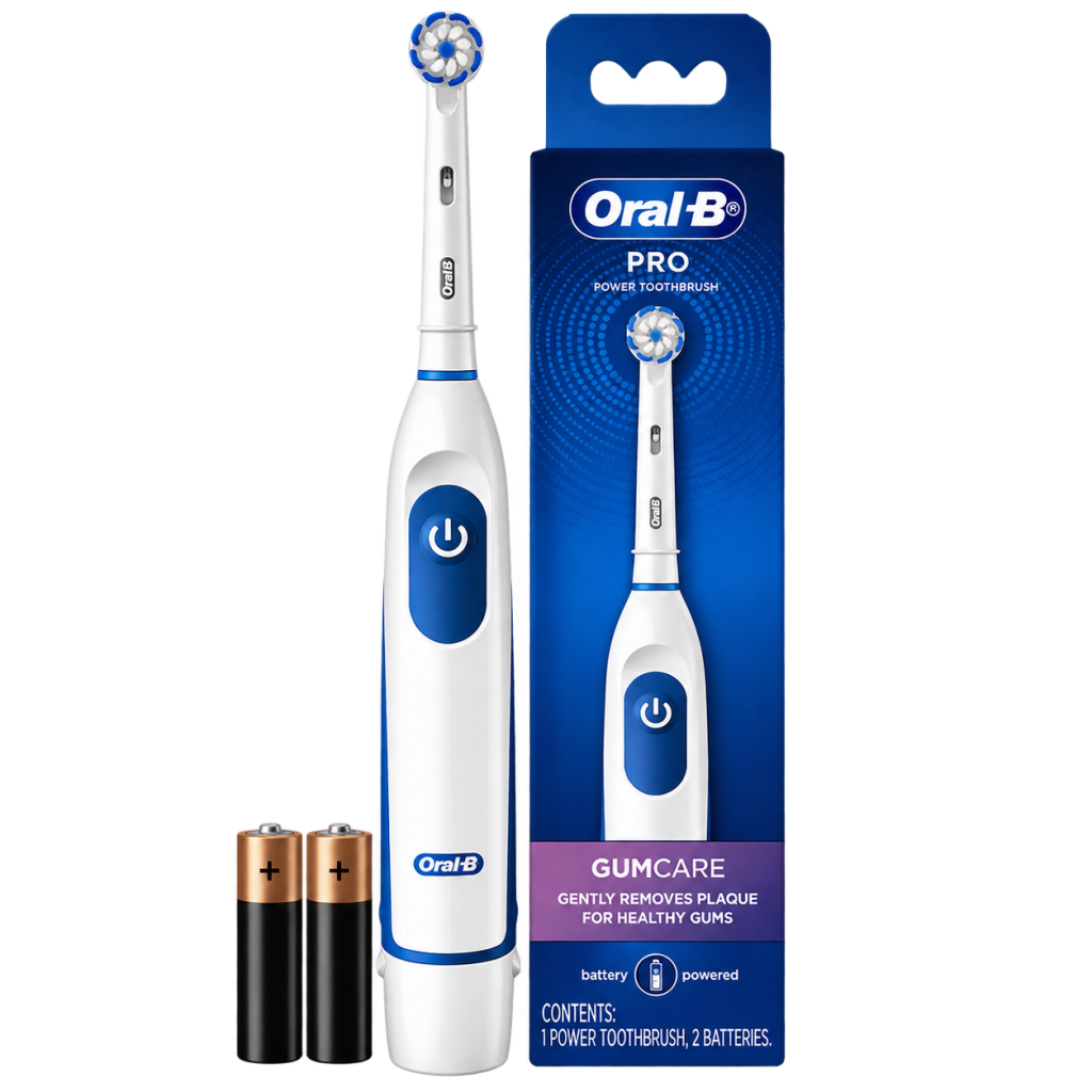 Oral-B Pro-Health Gum Care Battery Toothbrush, 2 AA batteries included (Watsons Official Store)