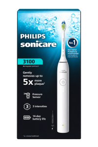 Philips Sonicare 3100 Rechargeable Toothbrush, White (Philips Personal Care)