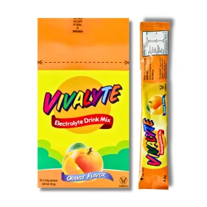 Vivalyte Electrolyte Drink Mix Orange, 20 sachets x 4.6 g (MedsGo)