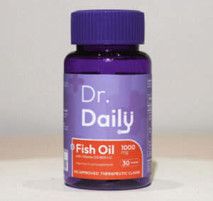 Dr. Daily Fish Oil 1,000 mg + Vitamin D3 800 IU, 30 softgels