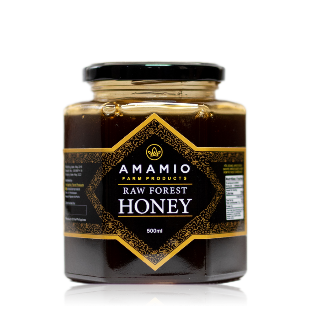 Amamio Farm Raw Forest Honey (Mindanao Dark Honey), 500 ml (Amamio Farm Products)