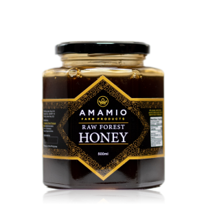 Amamio Farm Raw Forest Honey (Mindanao Dark Honey), 500 ml (Amamio Farm Products)