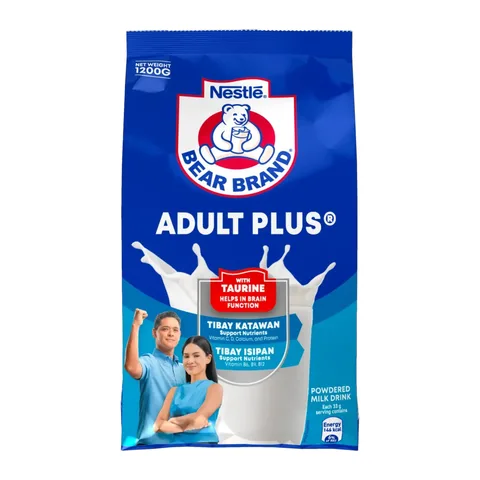 Bear Brand Adult Plus Powdered Milk Drink 1.2 kg