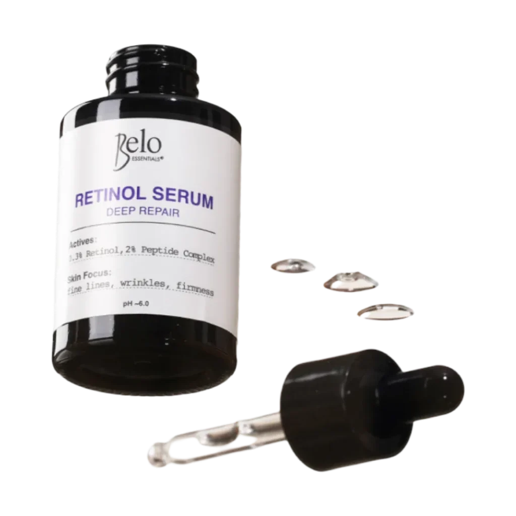 Belo Essentials Retinol Deep Repair Serum 30 ml, 0.3% retinol + 2% peptide complex (Belo Essentials)