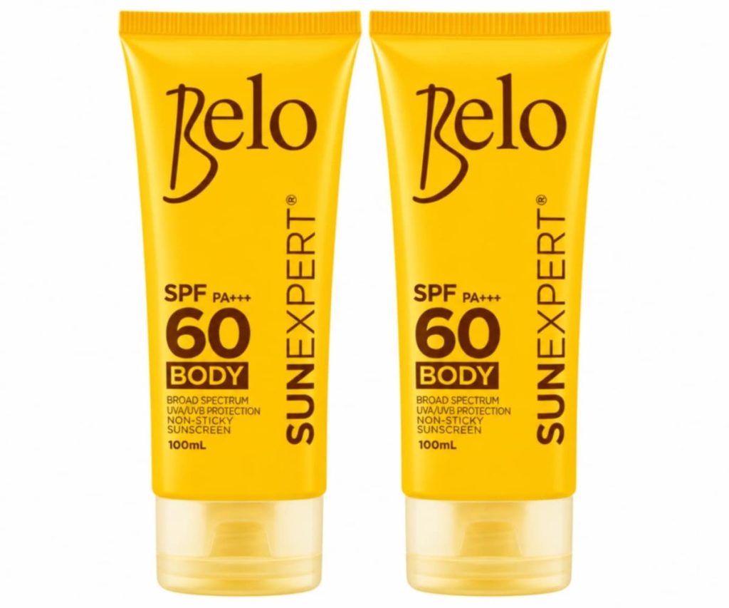 Belo SunExpert Body Shield SPF60 PA+++ 100 ml, Buy 1 Take 1 (Belo Essentials)