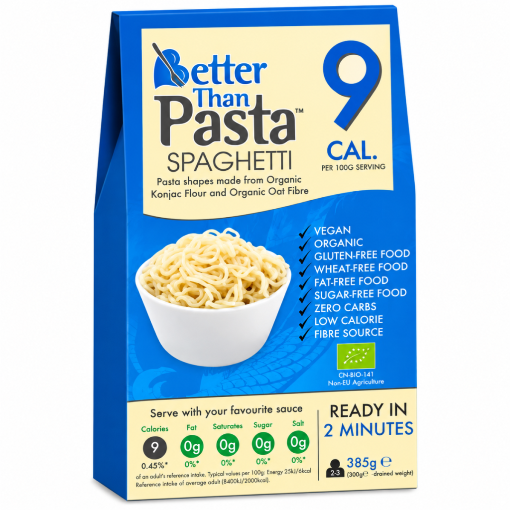 Better Than Pasta Organic Konjac Spaghetti, 385 g (Raw Bites PH)