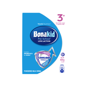 Bonakid Pre-School 3+ Low Lactose Growing-Up Milk 400 g (Nestlé Store)
