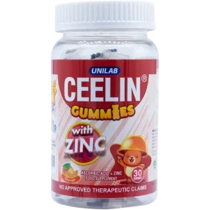 Ceelin Gummies with Zinc, 30 gummies (ages 4 to 12)