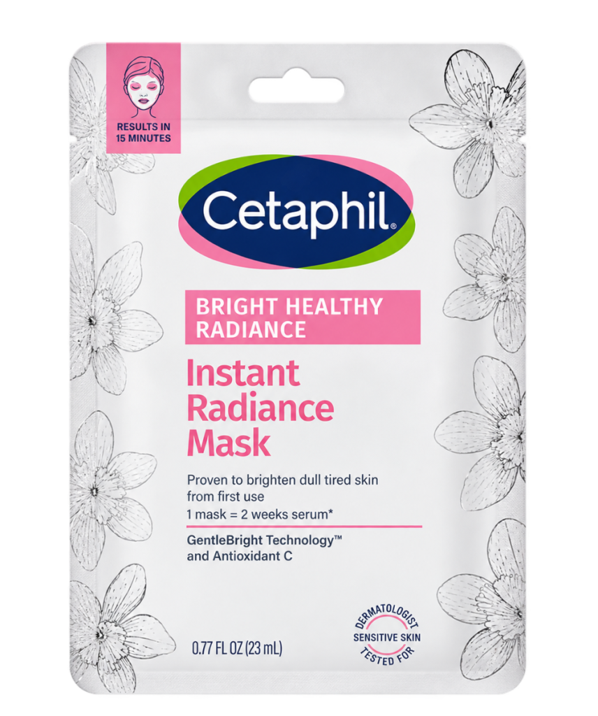 Cetaphil Bright Healthy Radiance Instant Radiance Sheet Mask 23 ml (Cetaphil Flagship Store)