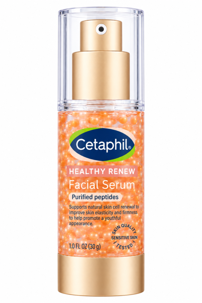 Cetaphil Healthy Renew Facial Serum 30 ml, peptides as a retinol alternative (Cetaphil Flagship Store)