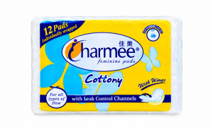 Charmee Cottony All Flow with Wings, 12 pads (Watsons Official Store)