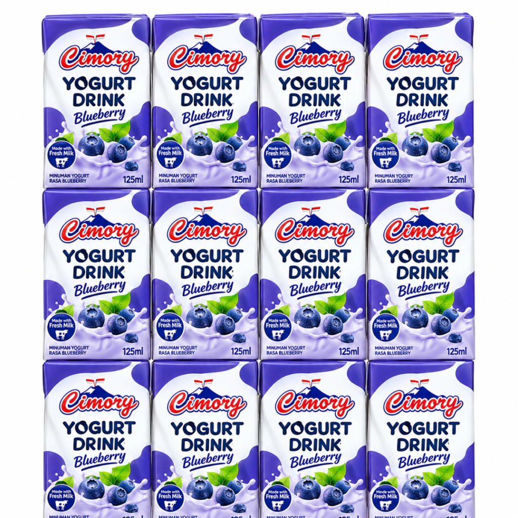 Cimory Yogurt Drink 125 mL, Strawberry or Blueberry, pack of 12 (Cimory Philippines)