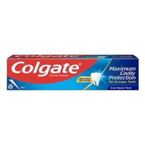 Colgate Maximum Cavity Protection Fluoride Anti-Cavity Toothpaste, 214 g + 74 g (Colgate-Palmolive Official)