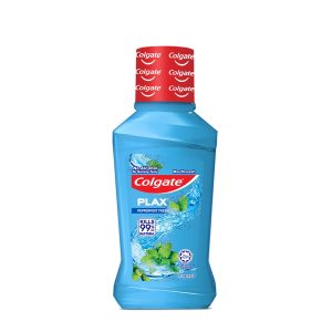 Colgate Plax Antibacterial Mouthwash Peppermint, No-Alcohol, 500ml (Colgate-Palmolive Official)