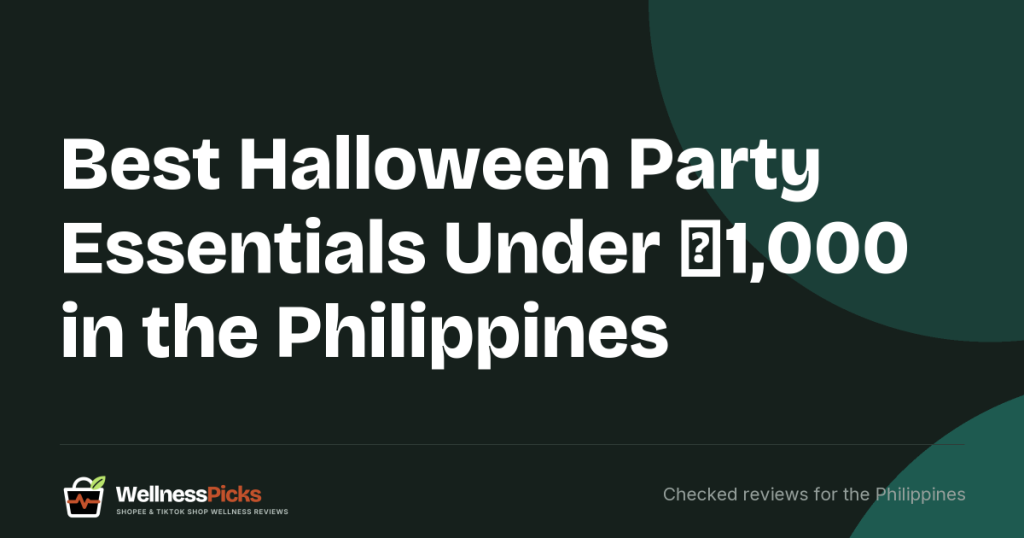 Best Halloween Party Essentials Under ₱1,000 in the Philippines: Five Picks Compared