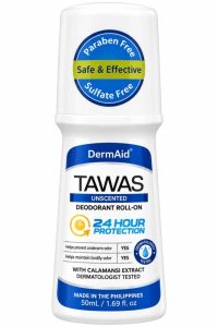 DERMAID Deo Roll On Unscented Tawas with Calamansi, 50 ml (Watsons Official Store)
