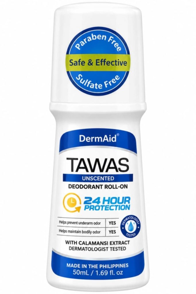 DERMAID Deo Roll On Unscented Tawas with Calamansi, 50 ml (Watsons Official Store)