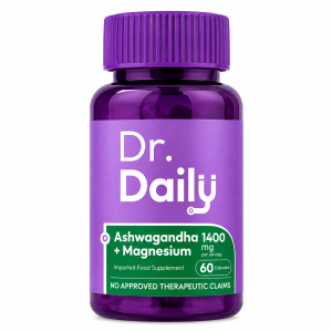 Dr. Daily Ashwagandha with Magnesium Glycinate 1400 mg, 60 capsules