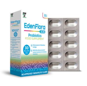 EdenFlora 30B Probiotics + Prebiotics, 30 capsules