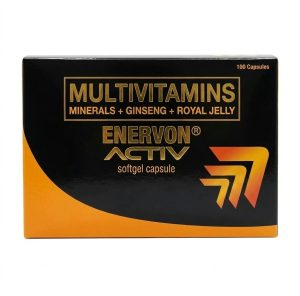 Enervon Activ Multivitamins with Ginseng and Royal Jelly, 100 capsules
