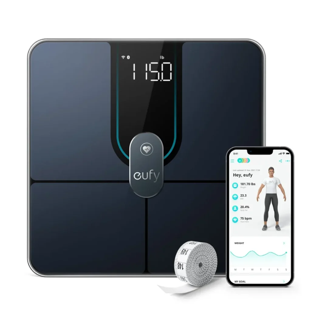 Anker eufy Smart Digital Bathroom Scale P2 Pro with Wi-Fi and Bluetooth (Anker Official Shop)