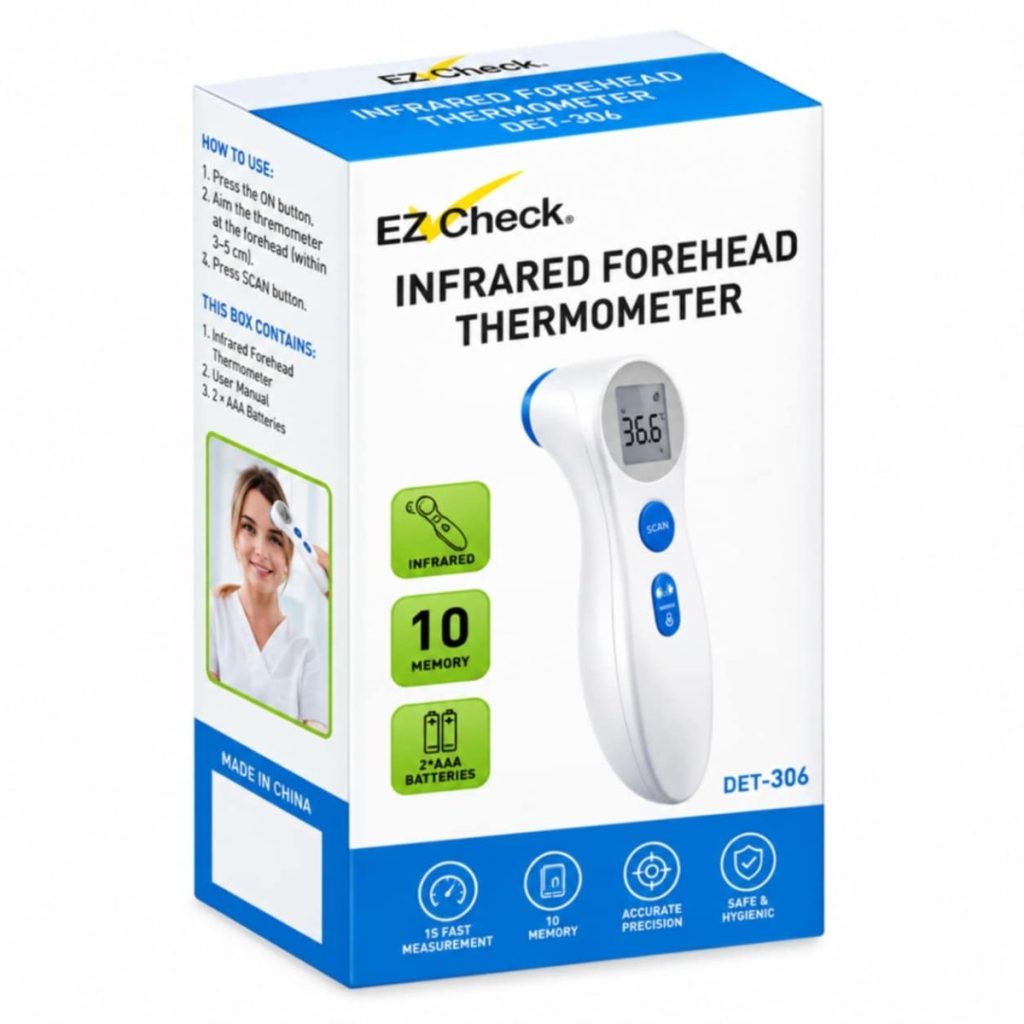 EZ CHECK Infrared Forehead Thermometer (Watsons Official Store)