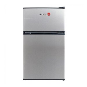 Fujidenzo 3.5 cu. ft. Two Door Personal Refrigerator RDD-35 T, Titanium (Fujidenzo)