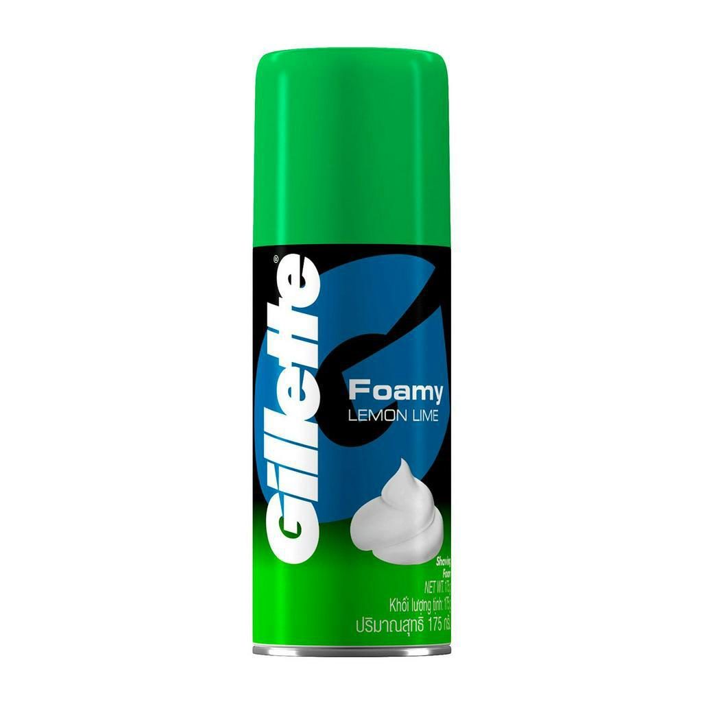 Gillette Foamy Lemon Lime Shaving Foam 175 g (P&G Beauty Official Store)