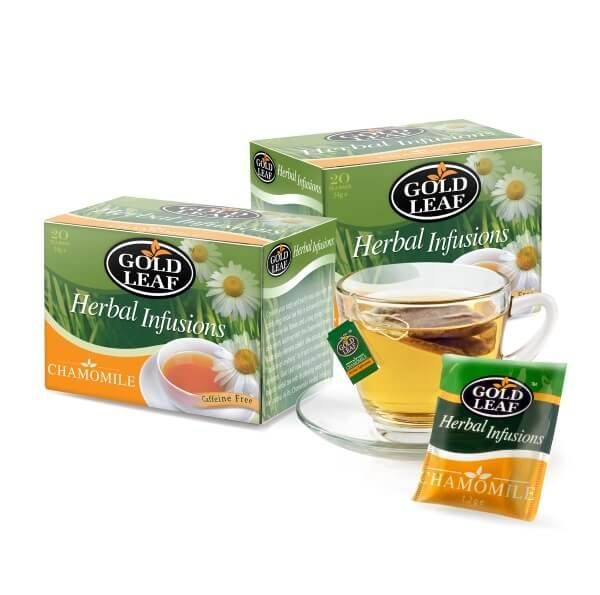Gold Leaf Herbal Infusions Chamomile, 20 bags, 24 g (Gold Leaf Teas)