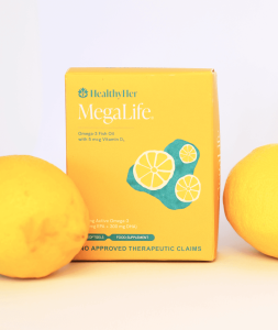 HealthyHer MegaLife Omega-3, 30 softgels