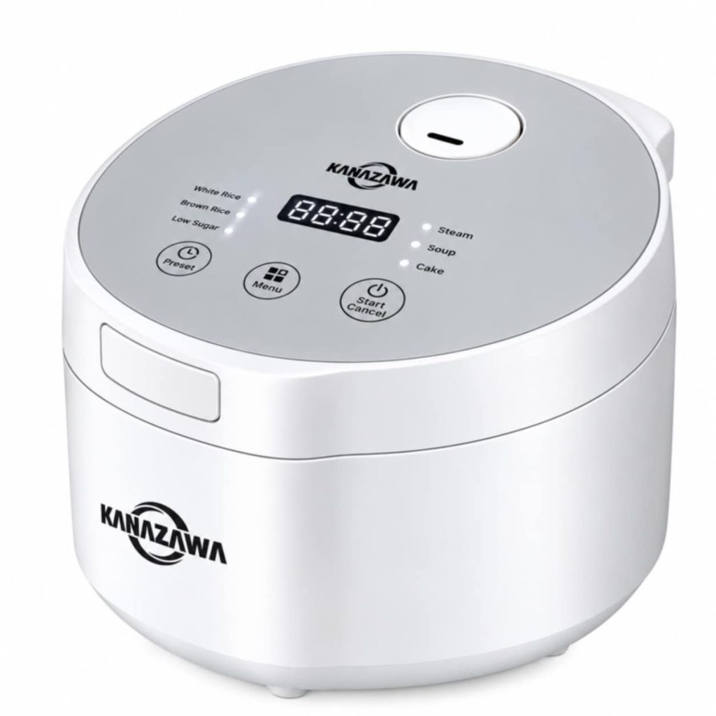KANAZAWA 5 L Low-Sugar Rice Cooker A05C, 3 pots, 24-month warranty (Kanazawa Official Store)