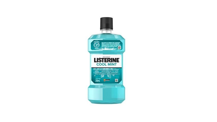Listerine Cool Mint Mouthwash 250ml (Kenvue Official Store)