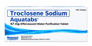 Aquatabs Water Purification Tablet 67 mg, Expiry 01/2030, Sold per Tablet (Mama’s Cart)