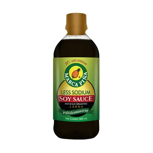 Marca Piña Less Sodium Soy Sauce 500 ml (MarcaPinaShop)