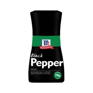McCormick Black Pepper Ground 70g shaker (mccormick.ph)
