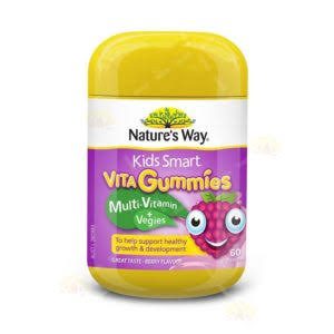 Nature’s Way Kids Smart Vita Gummies Multi Vitamin and Vegies, 60 (Hong Kong import)