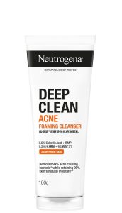 Neutrogena Deep Clean Acne Foaming Cleanser 100 g (Kenvue Official Store)