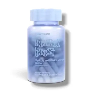 New Moon Bouncy Boost Collagen + Biotin, 60 capsules