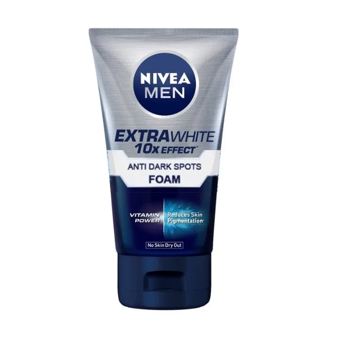 NIVEA MEN Facial Wash Extra Bright 10x Effect Foam 100 g (Shopee Supermarket)