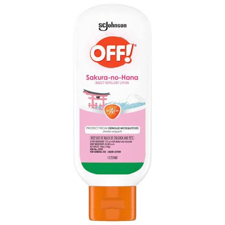 OFF! Sakura-No-Hana Mosquito Repellent Lotion 100 ml, DEET 15% (SC Johnson Official Store)
