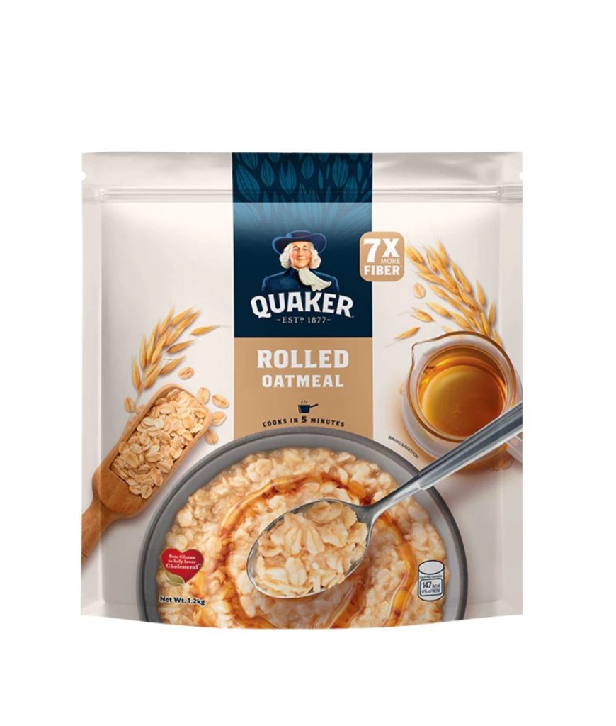 Quaker Rolled Oats, 1.2 kg bag (Quaker Official Store)